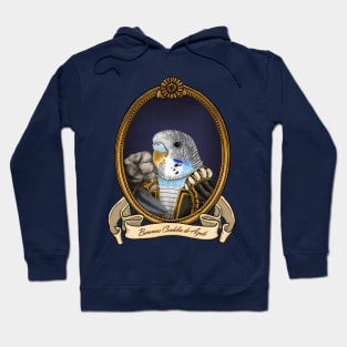 Renaissance Bird - Baroness Cordelia de Azule (A Blue Budgie) Hoodie